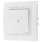 С1 10-866 Выключатель одноклавишный со световой индикацией скрытой установки Уют Bylectrica
